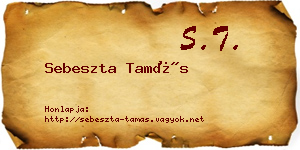 Sebeszta Tamás névjegykártya